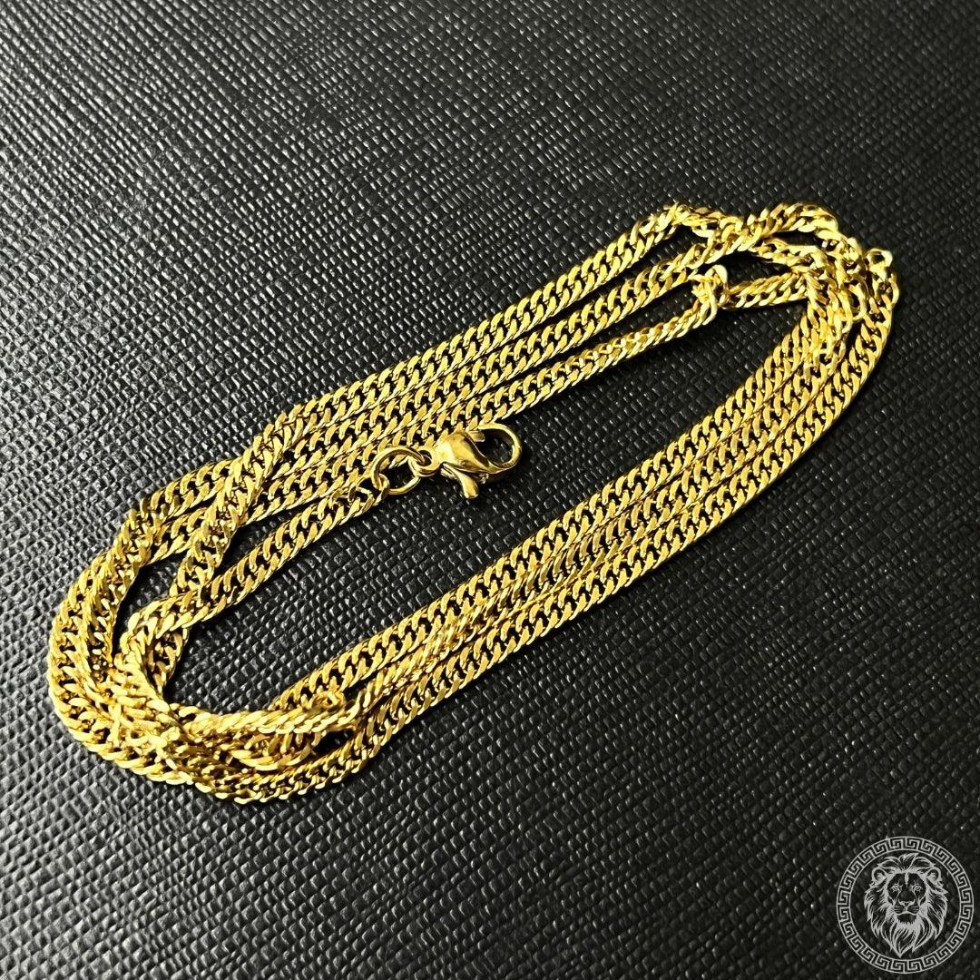 2MM GOLD CUBAN CHAIN - Stylex