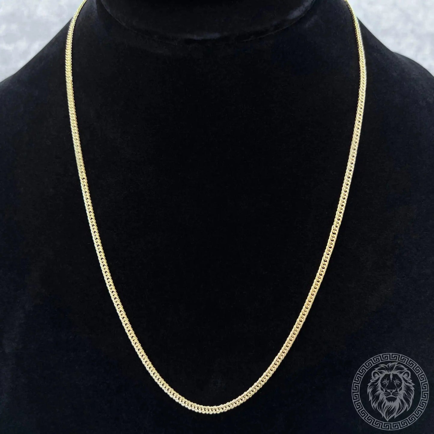 2MM GOLD CUBAN CHAIN - Stylex