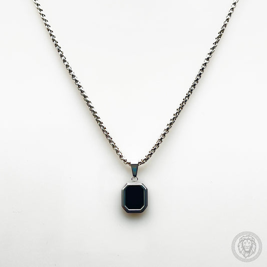 SQUARE ONYX PENDANT - Stylex