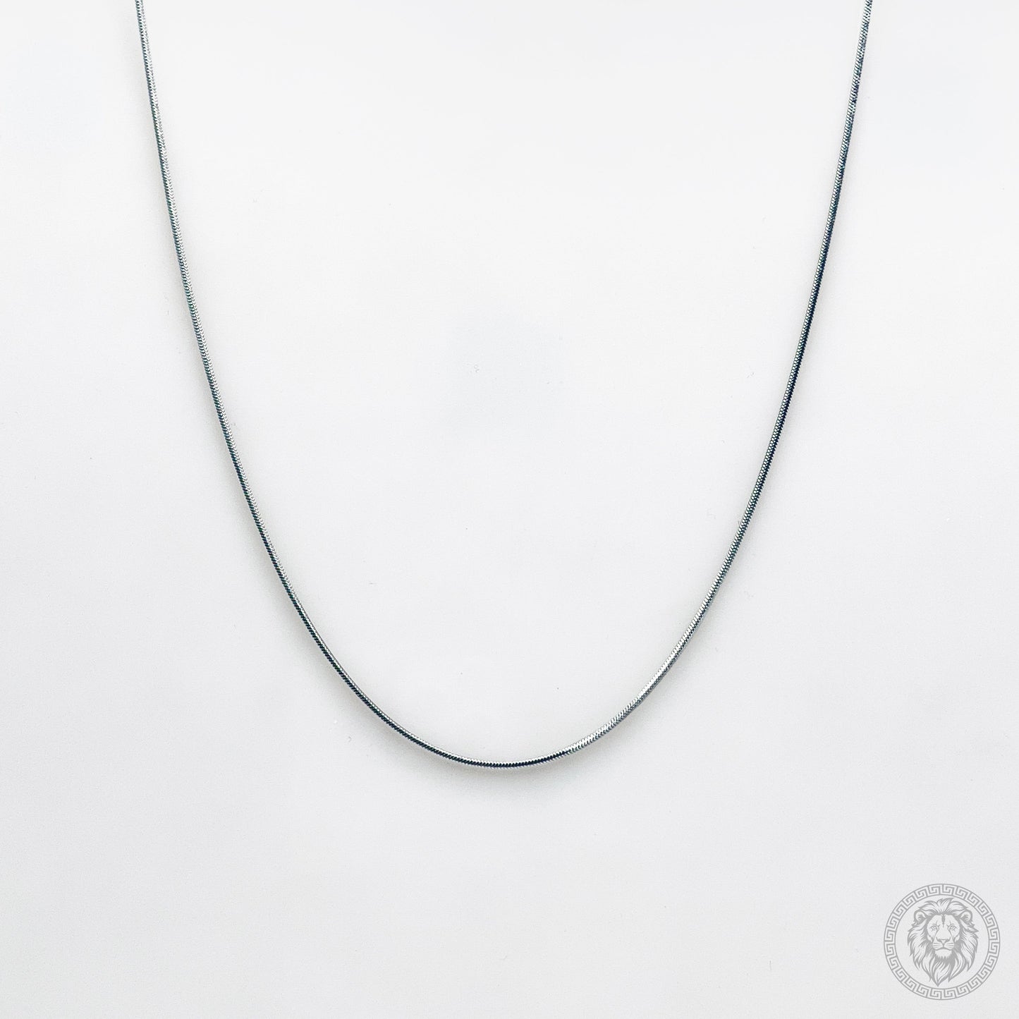 1mm Thin Round Silver Chain